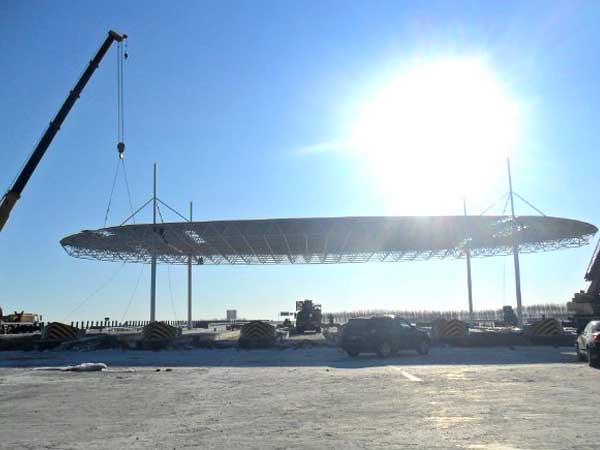 承德加油站网架案例